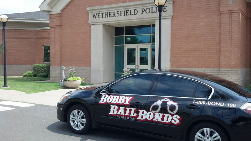 Bobby Bail Bonds Provides 24-hour service in Wethersfield, CT, call 1-800-266-3190